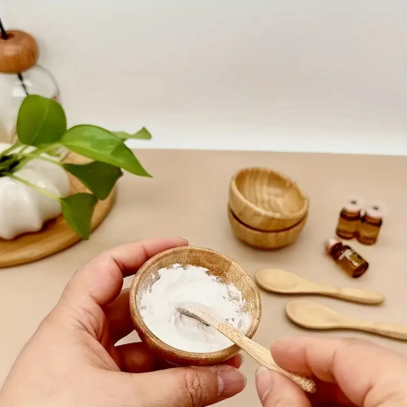 Skincare Viral Tiktok - Bambu Yüz Maskesi Karıştırma Kasesi Seti,