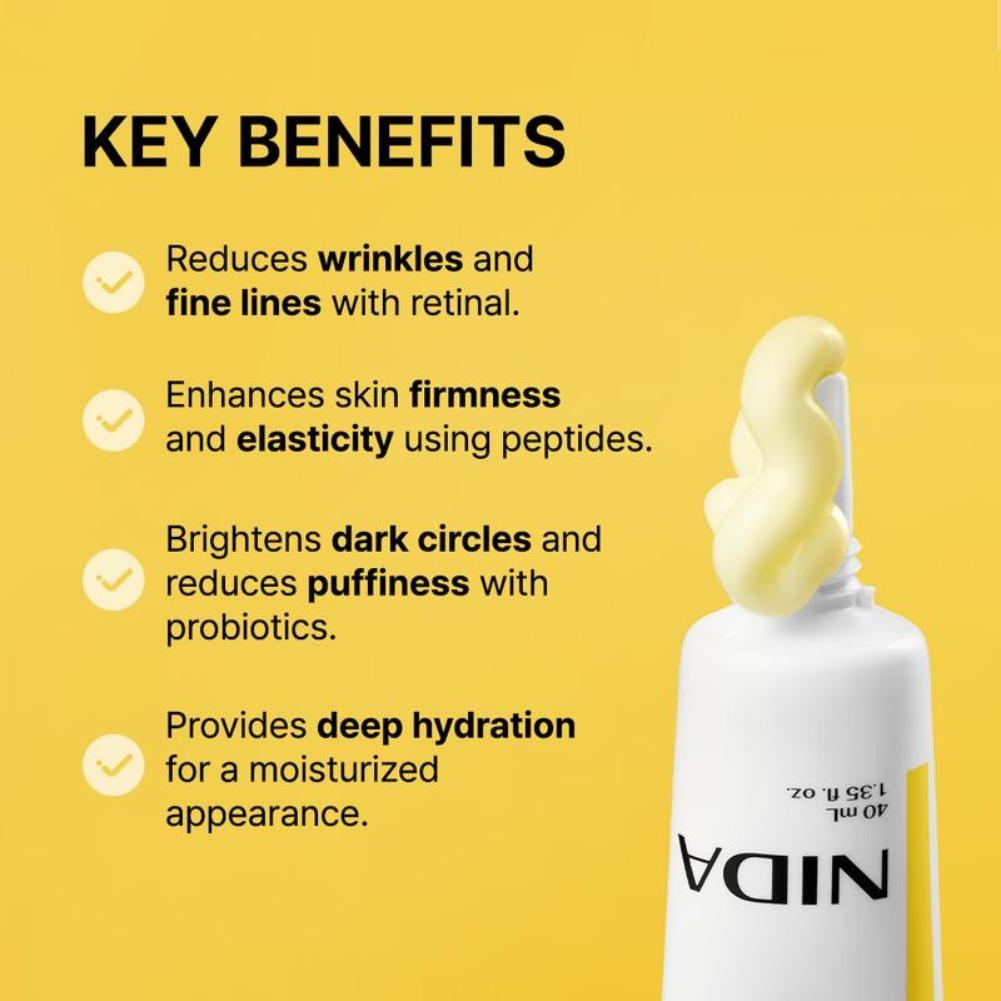 NIDA Probiotik Çözüm Canlandır - Eye Cream Peptide incelemesi ve fiyatı