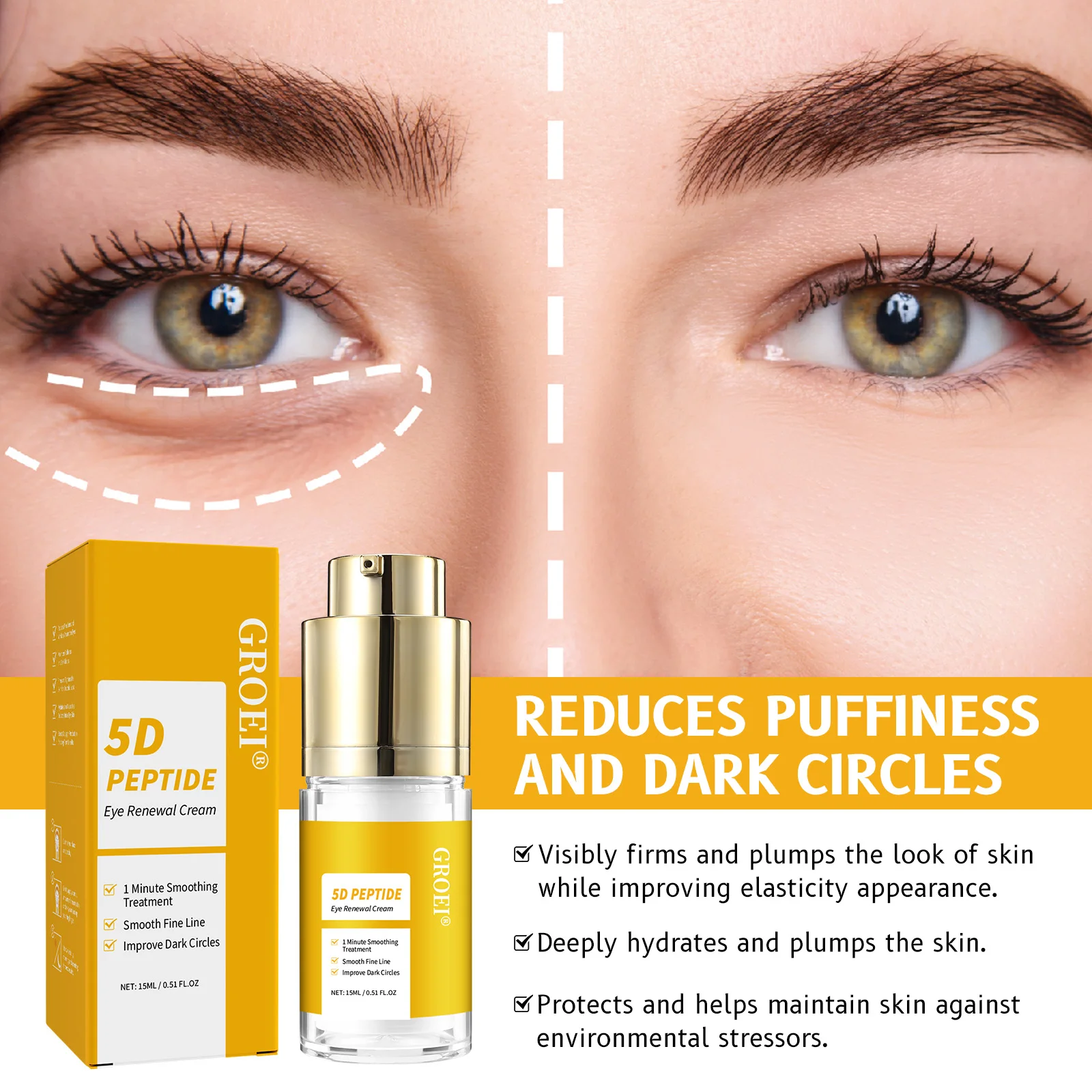 Koyu Halkalar ve Şişlik Çözümü - Eye Cream Peptide incelemesi ve fiyatı